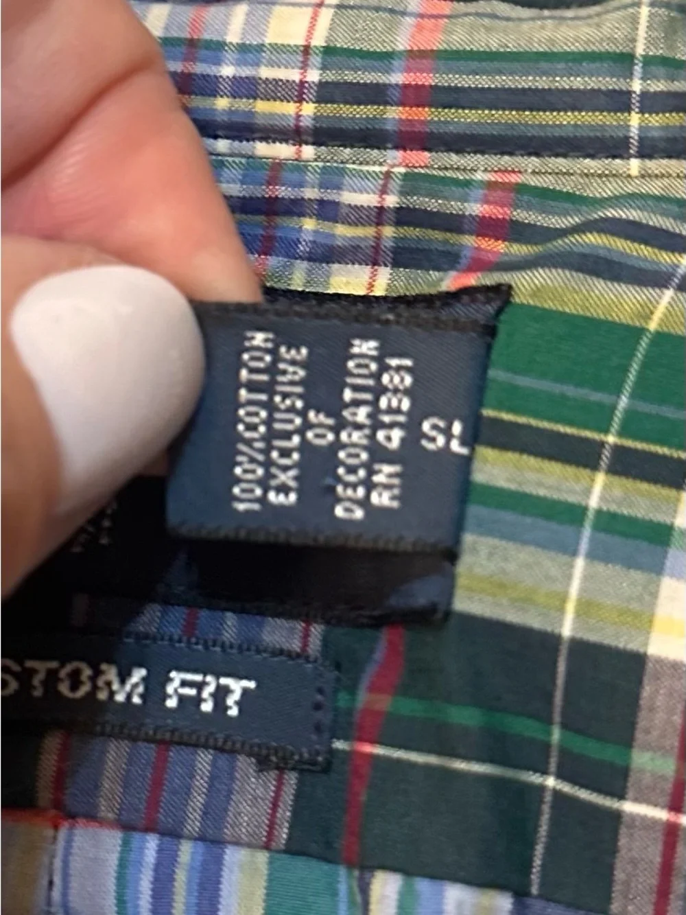 Ralph Lauren chest button
